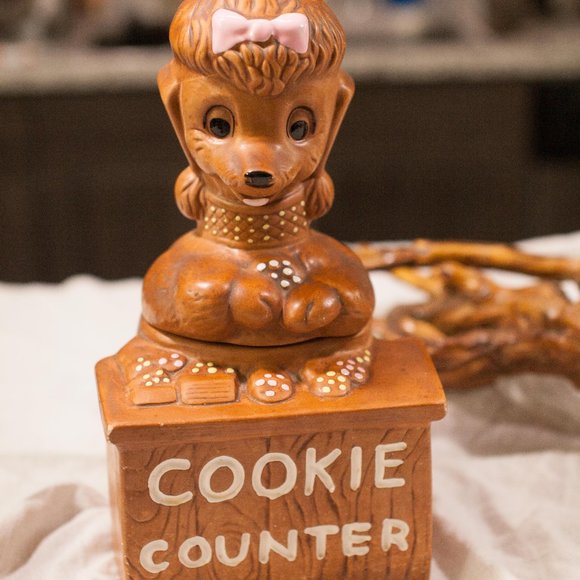Vintage Poodle Cookie Jar - Picture 1 of 3